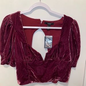 Forever 21 Velvet top